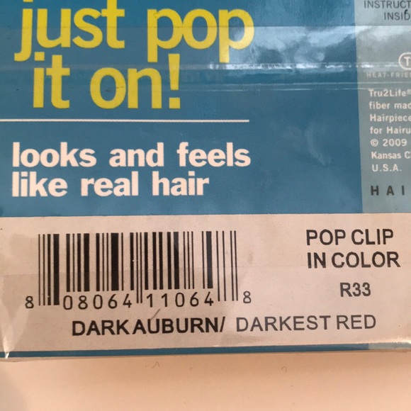 3/ Brand new clip in color 16” long 9” wide weft - Picture 6 of 6